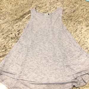 Anthropologie lilac sleeveless top.
